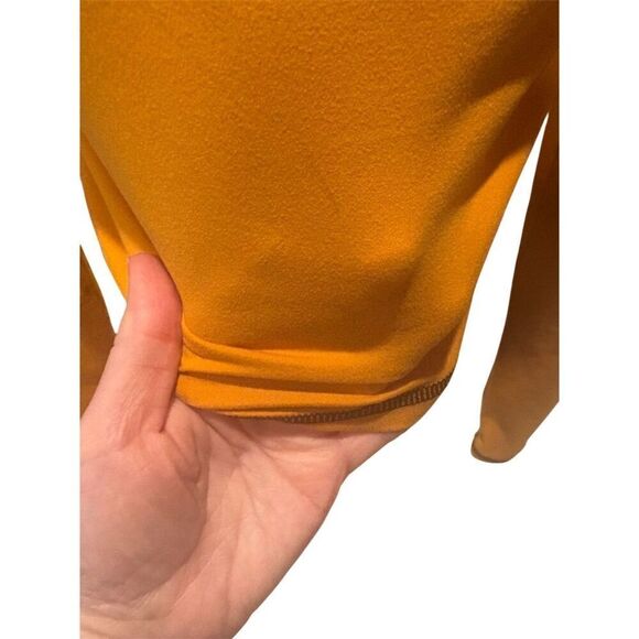 Baby Phat Women's Orange Long Sleeve Cutout Crop Top Size L - Picture 5 of 9